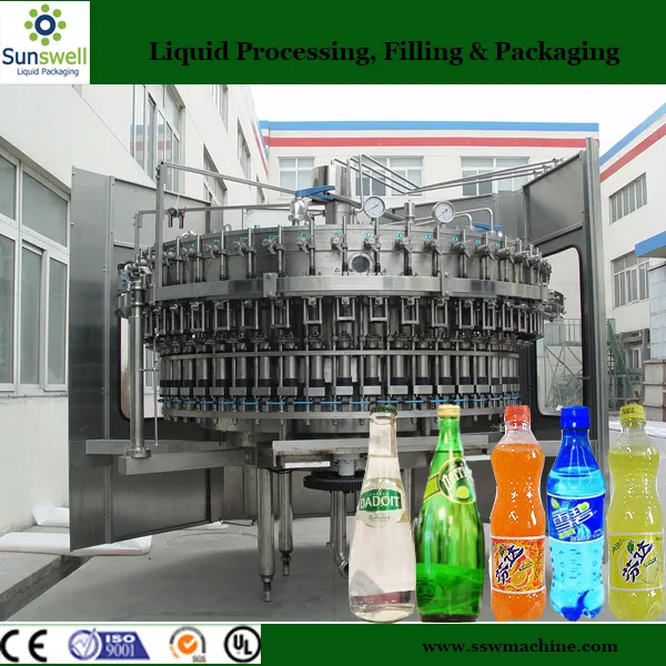 Sunswell Series Carbonated Pet Bottle Filling Line