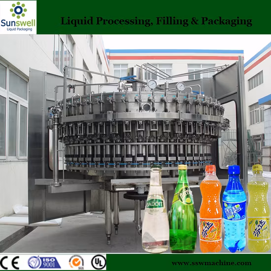 Sunswell Series Carbonated Pet Bottle Filling Line