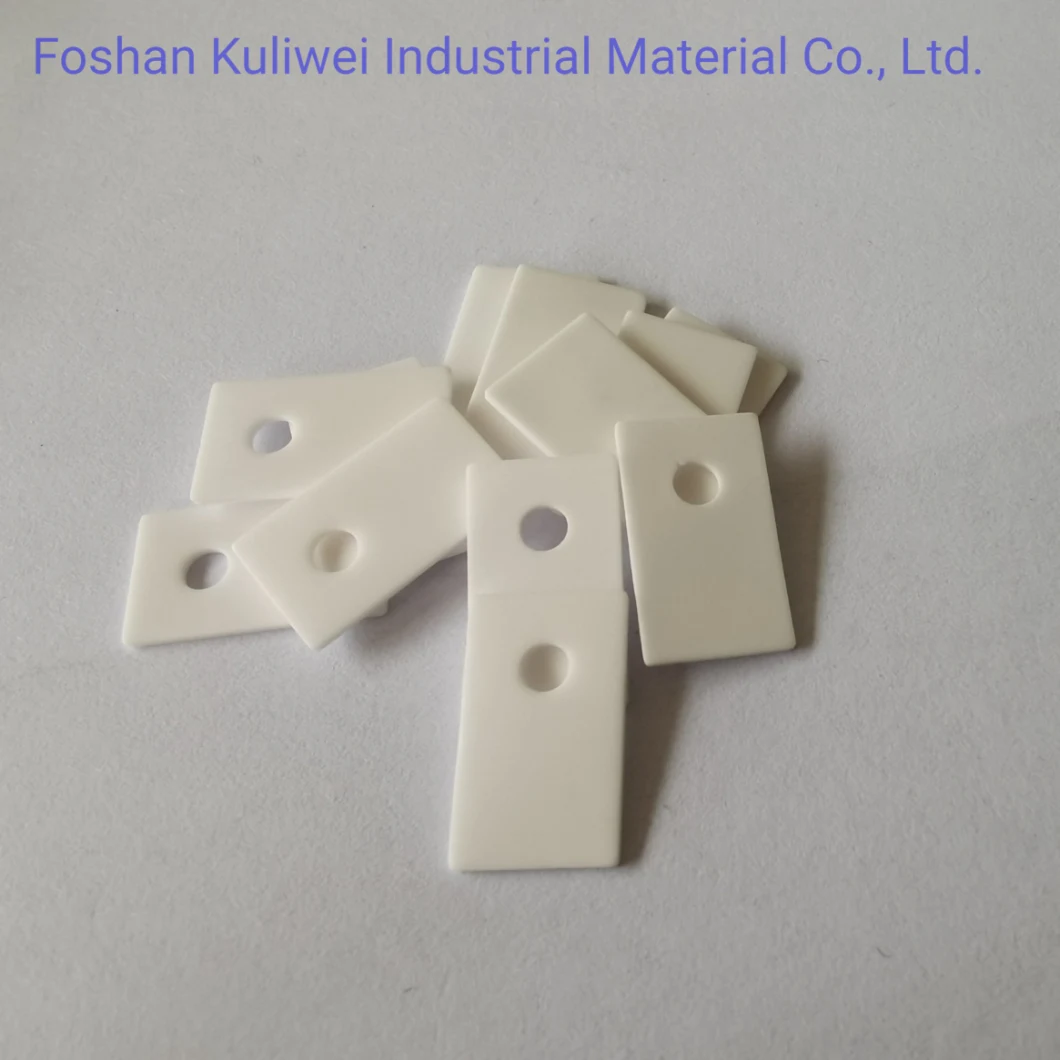 Al2O3 Ceramic Heatsink to-220 to-3p Customized Circle Oval 3D and Others All Alumina Ceramic Heat Sink