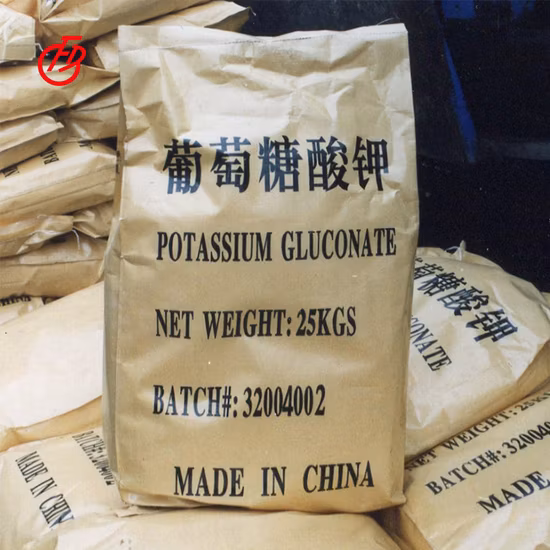 Gluconato de potasio Fengda Factory Supply 97 103% Polvo de cristal C6h11ko7 299-27-4 Gluconato de potasio